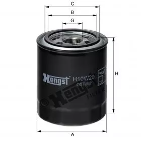 H10W20 Hengst filtr oleju - zastąpiony H10W19
