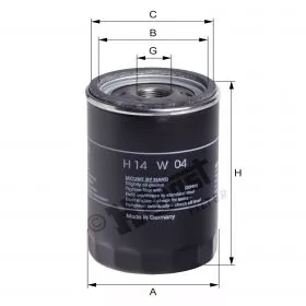 H14W04 Hengst filtr oleju