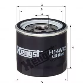 H14W42 Hengst filtr oleju