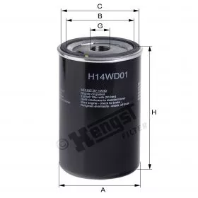 H14WD01 Hengst filtr oleju