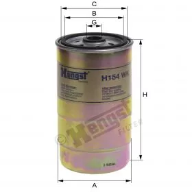H154WK Hengst filtr paliwa