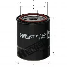 H16W04 Hengst filtr oleju