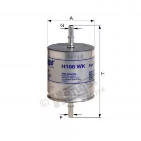H188WK Hengst filtr paliwa