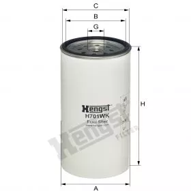 H701WK Hengst filtr paliwa
