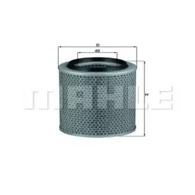 LX 498 Knecht filtr powietrza