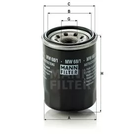 MW 68/1 MANN-FILTER FILTR OLEJU KTM