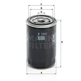 W7041 Mann filtr oleju