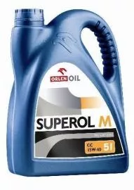 ORLEN OIL SUPEROL M CC 15W-40 Butelka 5l olej silnikowy