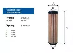 OE 640/10 Filtron filtr oleju