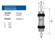 PP 991/3 Filtron filtr paliwa