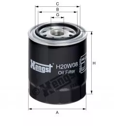 H20W08 Hengst filtr oleju
