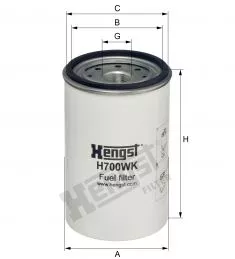 H700WK Hengst filtr paliwa