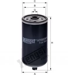 H70WDK14 Hengst filtr paliwa