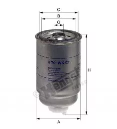 H70WK02 Hengst filtr paliwa
