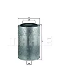 LX 1606 Knecht filtr powietrza