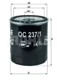 OC 237/1 Knecht filtr oleju