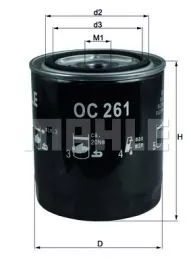 OC 261 Knecht filtr oleju