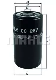 OC 267 Knecht filtr oleju