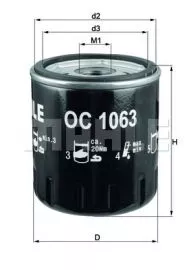 OC 1063 Knecht filtr oleju