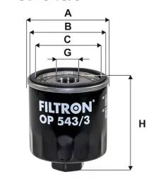 OP543/3 FILTRON Filtr Oleju