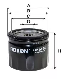 OP629/3 FILTRON Filtr Oleju